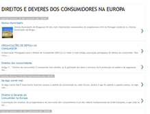 Tablet Screenshot of direitosdeveresdosconsumidores.blogspot.com