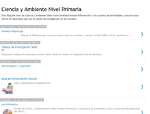 Tablet Screenshot of cienciayambientenivelprimaria.blogspot.com