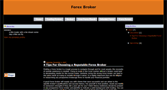 Desktop Screenshot of dhones-forexbroker.blogspot.com