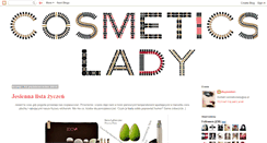 Desktop Screenshot of cosmeticslady.blogspot.com