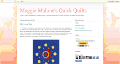 Desktop Screenshot of maggiemalonesquickquilts.blogspot.com