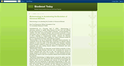 Desktop Screenshot of biodiesel-today.blogspot.com