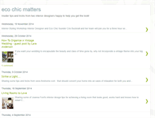 Tablet Screenshot of ecochic-matters.blogspot.com