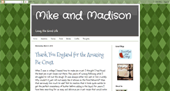 Desktop Screenshot of madisonandmikeo.blogspot.com