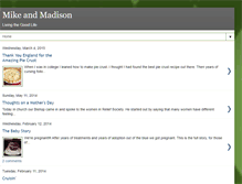 Tablet Screenshot of madisonandmikeo.blogspot.com