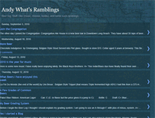 Tablet Screenshot of andywhatsramblings.blogspot.com
