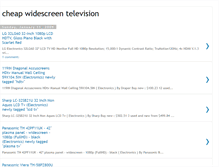 Tablet Screenshot of cheap-widescreen-television.blogspot.com