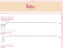 Tablet Screenshot of beautyshoutbox.blogspot.com