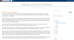 Desktop Screenshot of mindlessutterings.blogspot.com