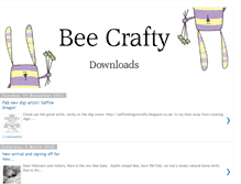 Tablet Screenshot of bee-crafty.blogspot.com