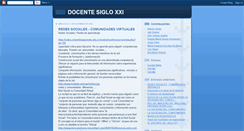 Desktop Screenshot of docentesiglo21.blogspot.com