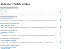 Tablet Screenshot of daviscountywatch-election.blogspot.com