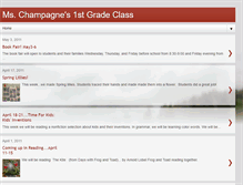 Tablet Screenshot of mschampagne1stgrade.blogspot.com