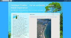 Desktop Screenshot of holidaycroatia.blogspot.com