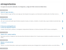 Tablet Screenshot of otrospretextos.blogspot.com