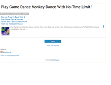 Tablet Screenshot of gamedancemonkeydance.blogspot.com