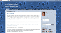 Desktop Screenshot of inthebecoming.blogspot.com