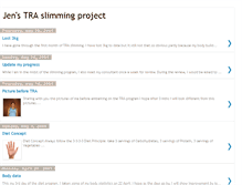 Tablet Screenshot of jenstraslimmingproject.blogspot.com