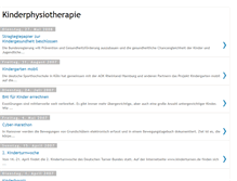 Tablet Screenshot of kinderphysiotherapie.blogspot.com