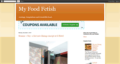 Desktop Screenshot of my-food-fetish.blogspot.com