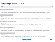 Tablet Screenshot of everythingisundercontrol.blogspot.com