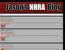 Tablet Screenshot of nhra-blog.blogspot.com