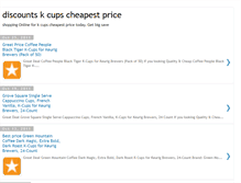 Tablet Screenshot of kcupscheapestprice.blogspot.com