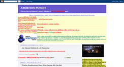 Desktop Screenshot of abortionpundit.blogspot.com