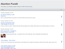 Tablet Screenshot of abortionpundit.blogspot.com