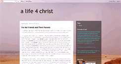 Desktop Screenshot of alife4christ-sarah.blogspot.com