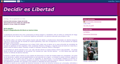 Desktop Screenshot of decidireslibertad.blogspot.com