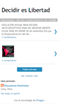 Mobile Screenshot of decidireslibertad.blogspot.com