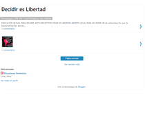Tablet Screenshot of decidireslibertad.blogspot.com