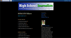 Desktop Screenshot of highschooljournalism.blogspot.com