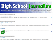 Tablet Screenshot of highschooljournalism.blogspot.com