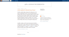 Desktop Screenshot of 9p6announcements.blogspot.com