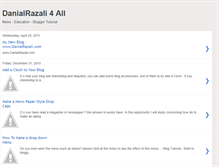 Tablet Screenshot of danialrazali.blogspot.com