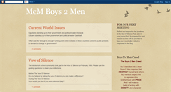 Desktop Screenshot of mcmboys2men2011.blogspot.com