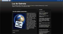 Desktop Screenshot of luzdegabriela.blogspot.com