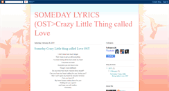 Desktop Screenshot of firstlovesomeday.blogspot.com