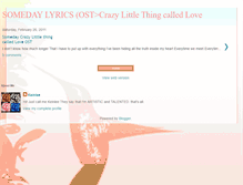 Tablet Screenshot of firstlovesomeday.blogspot.com