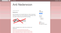 Desktop Screenshot of anti-nederwoon.blogspot.com