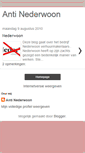 Mobile Screenshot of anti-nederwoon.blogspot.com