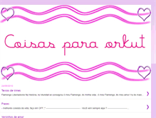 Tablet Screenshot of coisasparaorkut-lorena.blogspot.com