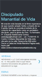 Mobile Screenshot of discipuladomanantialdevida.blogspot.com