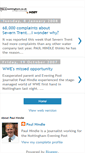 Mobile Screenshot of eveningpostpaulhindle.blogspot.com