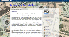 Desktop Screenshot of corruptionandgreed.blogspot.com