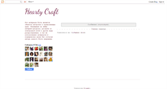 Desktop Screenshot of hearty-craft.blogspot.com