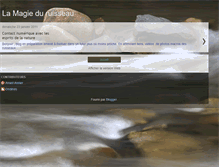 Tablet Screenshot of lamagieduruisseau.blogspot.com