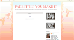 Desktop Screenshot of fakeittilyoumakeit-mommy.blogspot.com